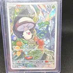Pokemon TCG Foongus Illustration Rare Holo Card 095/086 Sv Black Bolt 50 HP - Image 1