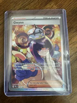 2026 Pokemon TCG Pitch Black Gwynn 119/084 Ultra Rare Full Art Holo EN SIR NM - Image 1