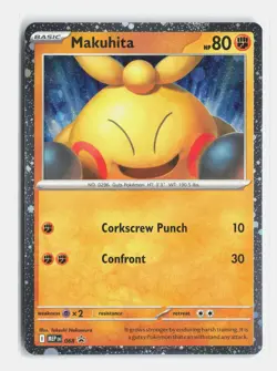 Makuhita 068 Holo Promo ME: Mega Evolution Cosmo Promo Holo Near Mint - Image 1