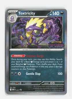 Toxtricity (Prerelease) 017 Holo Promo ME: Mega Evolution Promo Near Mint - Image 1
