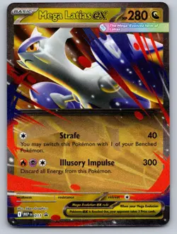 Mega Latias ex 011 Holo Promo ME: Mega Evolution Promo Near Mint - Image 1
