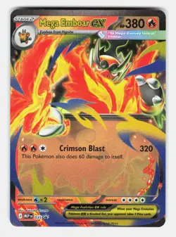 Mega Emboar ex 035 Holo Promo ME: Mega Evolution Promo Near Mint - Image 1