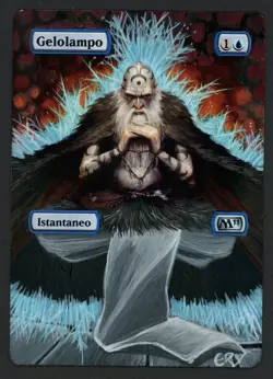 ***Italian Mana Leak Altered (Creased)*** MTG Magic 2011 Magic Kid Icarus - Image 1