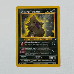Pokemon TCG Shining Tyranitar Neo Destiny 113/105 Unlimited - MP+/LP - Image 1