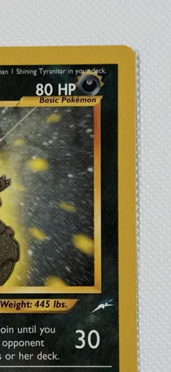 Pokemon TCG Shining Tyranitar Neo Destiny 113/105 Unlimited - MP+/LP - Image 3