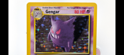 WoTC Pokemon TCG Fossil Gengar 5/62 Holo Rare 1999 Heavily Played - Image 3