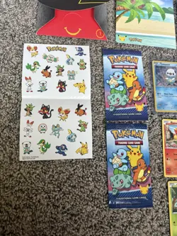 POKEMON 25TH ANNIVERSARY MCDONALD’S PROMO LOT OPENED PACKS CARDS & BOXES - Image 2