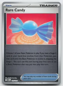 Rare Candy 125/132 Common Mega Evolution Pokemon Reverse Holo Lightly Played - Image 1