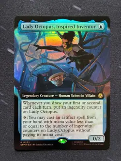 Lady Octopus, Inspired Inventor Extended Foil Marvel's Spider-Man Rare (SPM) MTG - Image 1