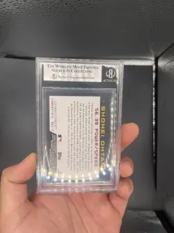 2025 Topps Archives Cyberstats Gold Shohei Ohtani RARE GOLD FOIL PARALLEL SP/50 - Image 3