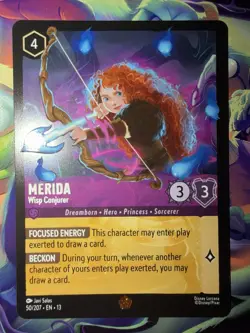 Disney Lorcana Merida Wisp Conjurer #50 Legendary Attack of the Vine! Regular - Image 1