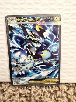 Pokemon TCG Mega Zeraora ex 114/084 Pitch Black SIR - Image 1