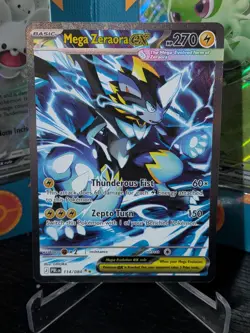 Mega Zeraora EX Full Art 114/084 pitch black SIR Pokemon TCG - Image 1
