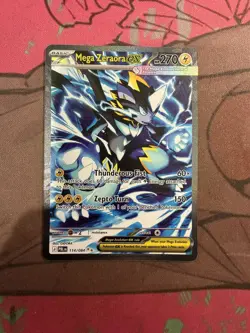 Mega Zeraora EX Full Art 114/084 pitch black SIR Pokemon TCG - Image 1