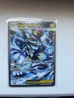 Pokemon TCG Mega Zeraora Ex SIR 114/084 PITCH BLACK English NM Pack Fresh Pull - Image 1