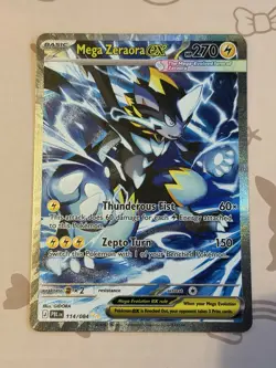 Pokemon TCG Mega Zeraora ex Pitch Black 114/084 SIR Near Mint / Pack Fresh - Image 1