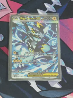 Pokemon TCG Mega Zeraora ex Pitch Black 114/084 SIR Near Mint / Pack Fresh - Image 1