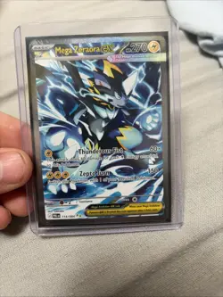Pokemon TCG Pitch Black Mega Zeraora ex 114/084 SIR Pack fresh! (GOOD Centering) - Image 1