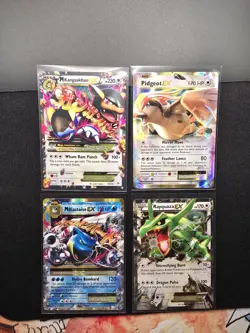 Mega EX Pokemon card collection 4 card lot - Image 1