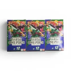Bandai One Piece Card Game ST-12 Starter Deck Zoro & Sanji 3 Deck Lot NO LEADERS - Image 1