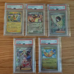 40 Graded Pokemon Card Lot PSA BGS 8-9.5 Slabs Charizard ex Erika SIR 151 + More - Image 3