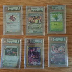 40 Graded Pokemon Card Lot PSA BGS 8-9.5 Slabs Charizard ex Erika SIR 151 + More - Image 5
