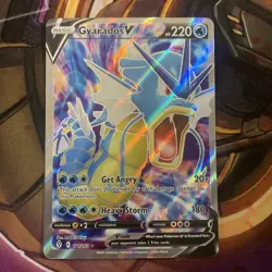 Pokemon Gyarados v TCG Evolving Skies Holo Ultra Rare Card 171/203 NM - Image 1