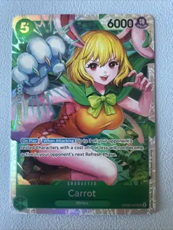 Carrot OP08-023 SR Two Legends One Piece Card TCG Eng NM - Image 1