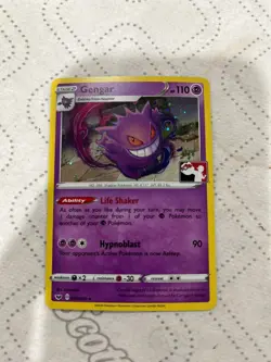Gengar 085/202 Cosmos Holo Play! Stamp Pokemon Club Promo Card NM Authentic - Image 1