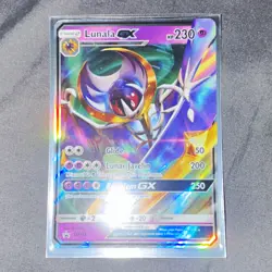 Lunala GX SM103 230 HP Pokemon TCG GX Holo Promo Card English - Image 1