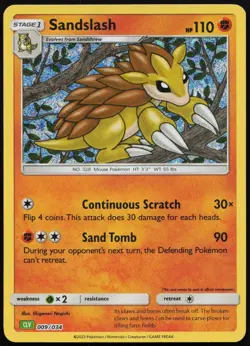 Sandslash 009/034 Holo Classic Collection Trading Card Game Classic Pokemon NM - Image 1