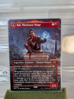 MTG Ral, Monsoon Mage (Borderless) MH3 445 - Mythic Magic The Gathering Card - Image 1