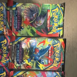 8 Pokemon TCG Mega Evolution Phantasmal Flames Booster Packs, 10 Cards Each - Image 2