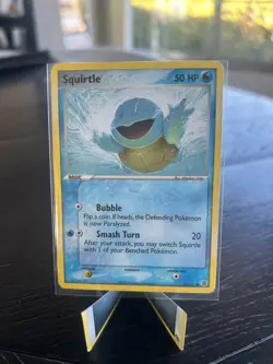 Squirtle 83/112 Common Vintage EX FireRed & LeafGreen Pokemon Card MP Arita Art - Image 1
