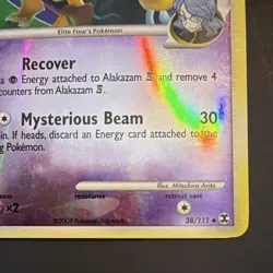 Pokemon Alakazam E4 38/111 Rising Rivals Reverse Holo Uncommon 2009 Card - Image 5
