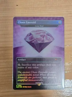 MTG English Chaos Emerald - Lotus Petal (7034) NM Foil Secret Lair - Image 1