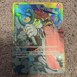 Bandai One Piece Card Game Sogeking OP04-118 SR Alt Art Foil English - Image 1