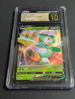 Hisuian Lilligant V Holo Astral Radiance Ultra Rare Card 017/189 CGC Pristine 10 - Image 3