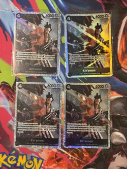 Kin'emon OP16-082 SR 4 Card Lot - The Time of Battle Foil - Image 1