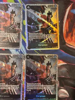 Kin'emon OP16-082 SR 4 Card Lot - The Time of Battle Foil - Image 3