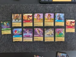Lorcana TCG Super Rare 46 Card Lot! Fabled, Jafar, Azurite, Ursula, Inklands etc - Image 4
