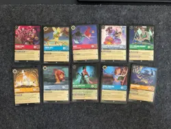Lorcana TCG Super Rare 46 Card Lot! Fabled, Jafar, Azurite, Ursula, Inklands etc - Image 5