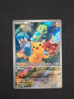 Pikachu 027 Sv: Scarlet & Violet Promo Cards Holo NM - Image 1