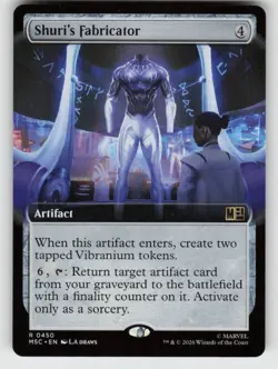 Shuri's Fabricator (Extended Art) 450 Rare Commander: Marvel Super Heroes NM - Image 1