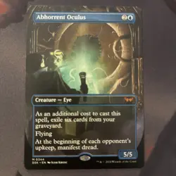 2x Abhorrent Oculus (Borderless) Duskmourn: House of Horror Regular MTG - Image 1
