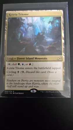 Ketria Triome Ikoria: Lair of Behemoths Magic: The Gathering Near Mint Condition - Image 1