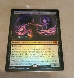 Doctor Doom, Unrivaled FOIL Commander: Marvel Super Heroes MTG MINT🔥🔥🔥🔥🔥🔥 - Image 1