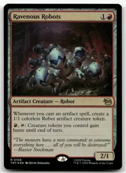 Ravenous Robots #106 (Foil) (NM) Teenage Mutant Ninja Turtles TMT Magic MTG - Image 1