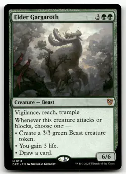Elder Gargaroth #111 (NM) Aetherdrift DRC Magic MTG - Image 1