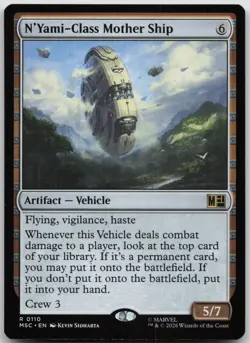 N'Yami-Class Mother Ship Commander: Marvel Super Heroes 110 NM R - Image 1